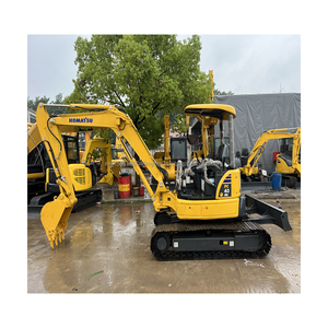 Miniexcavadora Komatsu PC40MR usada barata de 3 y 4 toneladas, excavadora pequeña de segunda mano Komatsu PC35MR PC40MR con orugas para granja con EPA - Product Image 5