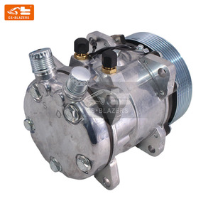 Compresor de Aire Acondicionado 87649991 para Cargadora de Ruedas Case 420 430 435 440 445 450 <span class=keywords><strong>465</strong></span> - Product Image 3