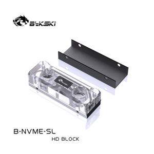 Bykski B-NVME-SL <span class=keywords><strong>M</strong></span>.2 ソリッドステートドライブ アクリル製コールドヘッド - Product Image 3