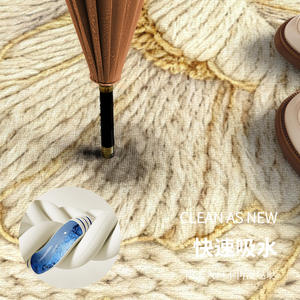 Paillasson rectangulaire Audron en fibres de polyester, motif bouquet de fleurs, antidérapant, résistant aux taches, haut de gamme pour entrée de maison - Product Image 1