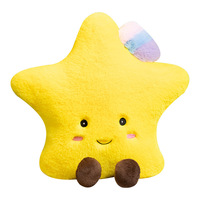 Jouets en peluche mignons étoile lune soleil nuage, ensemble de poupées en peluche corps céleste de dessin animé pour mobile bébé décoration de la crèche