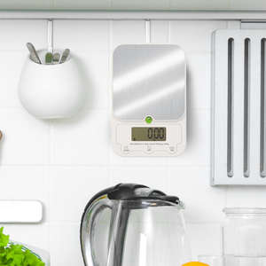 Balance de cuisine numérique en acier inoxydable de 3 kg, outil de pesage électronique pour la pâtisserie, alimentée par piles, <span class=keywords><strong>division</strong></span> de 1 g - Product Image 3