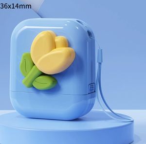 Nuevo estilo flores estilo Ins 4 colores juguete niños sello patrón personalizado <span class=keywords><strong>nombre</strong></span> Flash sello - Product Image 5