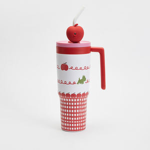 Giant Capacity Stainless Steel Thermos Mug Camping Ice <b>Tumbler</b> <b>with</b> <b>Straw</b> Leakproof Eco-Friendly Portable Water Cup Daily Use - Product Image 1