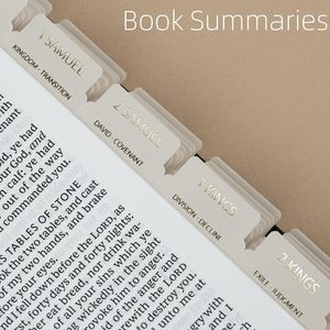 Studio biblico Journaling fornisce schede bibbia laminate Boho personalizzate in rovere con <span class=keywords><strong>riassunti</strong></span> di libri - Product Image 5