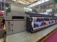 Peralatan Printer UV Hybrid Format Besar Industri 5.3m, Mesin Cetak UV Otomatis Roll dan Flat