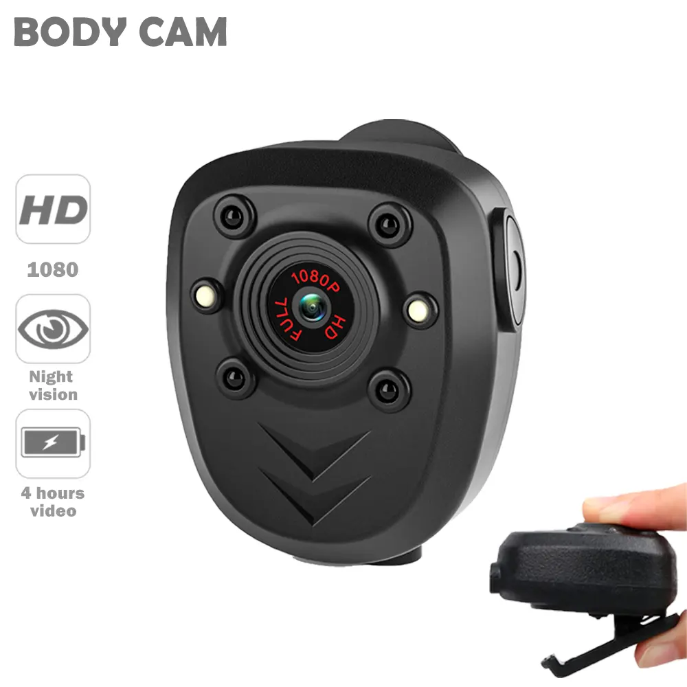 Body Worn Camera Wireless Mini Cam Indoor Outdoor HD 1080P portable Pocket Small Video Recorder security camera