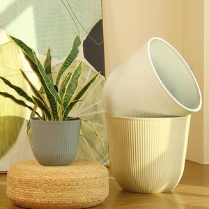 Pot de fleurs en <span class=keywords><strong>plastique</strong></span> pour la maison, simple, haut de gamme, grand diamètre, vente directe d'usine, extra large, épaissi, pour balcon, <span class=keywords><strong>salon</strong></span>, vert - Product Image 5