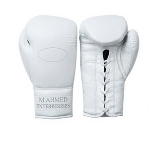 Gants de boxe en cuir personnalisés, respirants, pour l'entraînement, avec fermeture auto-agrippante réglable pour la poche de la main, idéaux pour la salle de sport - Product Image 2