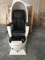 Salon de manucure de luxe Offre Spéciale moderne pas cher blanc forme d'oeuf Massage pied Spa pédicure Spa chaise à vendre