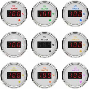 52mm船舶燃料ゲージ交換用ボートRVヨットカートラックモーターサイクル5調整可能信号240-33ohm 0-190ohm 240-30ohm - Product Image 2