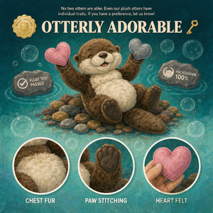 Maßgefertigtes Niedliches Flauschiges Otter-Plüschtier Weiches Stofftier Großhandel OEM ODM Kundenspezifisch für Geschenk- und Souvenirläden - Product Image 1