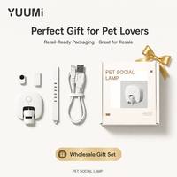 Lumière de projection sociale pour chien, lampe LED pour collier de chien pour la marche nocturne/