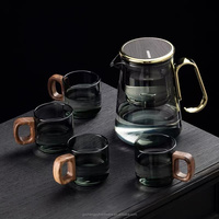 CY-7021 tasse flottante résistante à la chaleur doublure en verre thé séparation de l'eau brassage théière ensemble filtre à une touche brasseur de thé