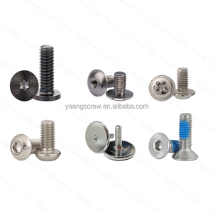 M3 Nhỏ Vít Ẩn Máy Ảnh Thép Mạ Kẽm Đen Ổ Cắm Đầu Vít Phẳng Hình Lục Giác Máy Vít - Product Image 1