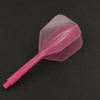 Youxian 2BA Plumes de fléchettes transparentes anti-chute, lames durables et légères (1,3 g), modèle en plastique, emballage inclus