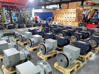 Alternator generator, 20kw 30kW 40KW 60KW 80kW 100kW ac tanpa sikat kecepatan rendah