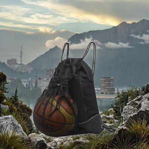 Bolsa Deportiva de Malla de Nailon con Cordón, Portátil y Resistente, para Baloncesto, Multiusos, para Zapatos y Balones - Product Image 3