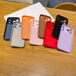 เคสโทรศัพท์ TPU สำหรับ iPhone 18 17 16 15 Plus 14 13 12 11 Pro Max พร้อมที่ยึดแม่เหล็ก ดีไซน์สีพื้น - Product Image 4
