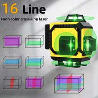 Niveau laser, niveau laser à ligne verte en forme de croix, instrument de nivellement laser adapté à la suspension d'images