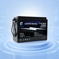 Paket Baterai LiFePO4 Cloudenergy 12V 200Ah dengan 6000 Siklus -20C hingga 60C Suhu Operasi Daya Cadangan