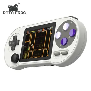 DATA FROG3インチIPSハンドヘルドゲームコンソールプレーヤーミニポータブルゲームコンソール内蔵6000レトロゲームドロップシッピング