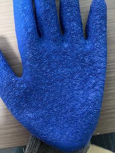 Strong <strong>Grip</strong> Wrinkle Latex Coated Breathable Knitted Back Hand Protective <strong>Gloves</strong> Cut Resistant Work <strong>Gloves</strong> - Product Image 6