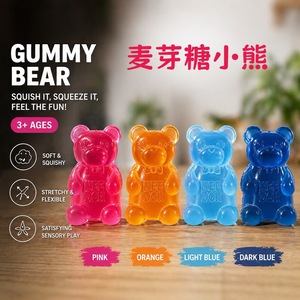 ของเล่นบีบมอลโทสทรงหมีแบบพกพา รุ่น Needoh Cross-border สำหรับบรรเทาความเครียดและกระตุ้นประสาทสัมผัสอย่างสร้างสรรค์ - Product Image 1