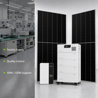 Sistem Tenaga Surya PV Hibrida Cerdas 50kW 100kW On Grid dan Off Grid untuk Komersial dan Industri, Paket Surya Lengkap