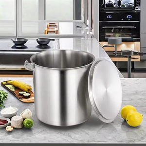 Marmite de cuisine commerciale en acier inoxydable de taille standard - Product Image 6