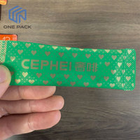 BAS quantité minimale de commande Personnalisé Numérique Imprimé 10ml 20ml 30ml 50ml Café Espresso Concentré Liquide Sac Forme de Bouteille Découpé Sachet Mini Pochette
