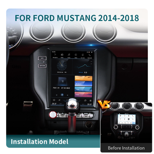 9.7 "écran de Style Tesla Android autoradio GPS Navigation pour <span class=keywords><strong>Ford</strong></span> <span class=keywords><strong>Mustang</strong></span> 2014-2018 aide à l'inversion lecteur multimédia de voiture - Product Image 2