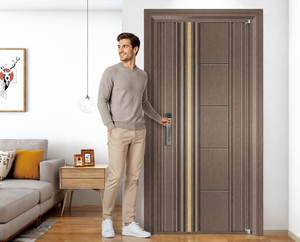 Porte d'entrée de sécurité antivol en aluminium robuste, multi-verrous, étanche, personnalisable pour villas et appartements extérieurs - Product Image 4