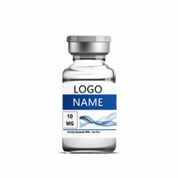 Étiquettes pour flacons de peptides 10 ml 100 ml, autocollants en rouleau PET résistants à l'huile et à l'adhérence forte pour flacons en verre de soins de la peau
