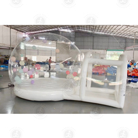 Dôme gonflable géant transparent en PVC pour fête d'enfants - Tente bulle géante transparente