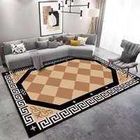 Europäischer Stil Wohnzimmerteppich, Schlafzimmer, Esszimmer Bodenmatte Luxus-Teppich Bodenmatte 3D-Teppiche Bedruckt