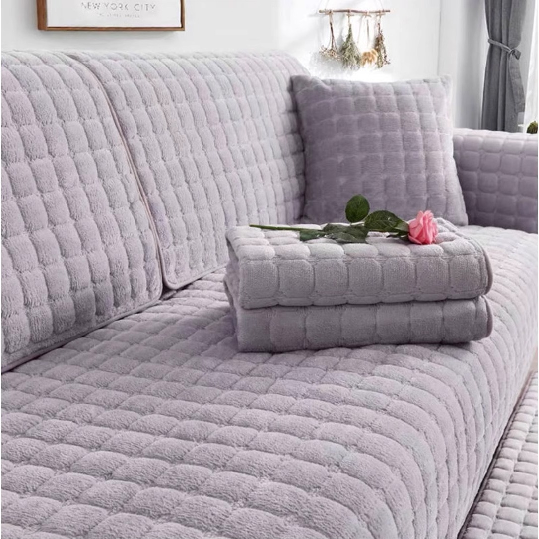 Peluche épaisse - gris argenté