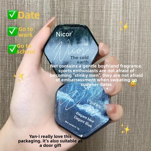 ครอส-บอร์เดอร์ นิคอร์ โซลิด บอดี้ บาล์ม กลิ่นวู้ดดี้ อีโบนี สำหรับผู้ชาย ติดทนนาน ขนาดทดลอง พกพาสะดวก - Product Image 3