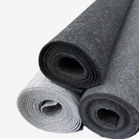 Tapis en feutre polyester aiguilleté pour l'intérieur automobile, idéal pour le coffre et les tapis de sol de voiture