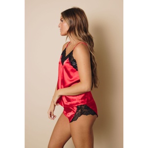 TD più dolci sogni pigiama di seta Set Logo personalizzato camicie da notte con chiusura in vita elastica floreale pizzo formato XL traspirante cartoni animati stampa