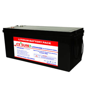 CSpower alat daya penyimpanan energi surya baterai Lithium 24V 200Ah LiFePO4 garansi 3 tahun 6000 siklus 20-25 tahun kehidupan dirancang - Product Image 2