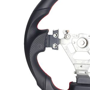Inventaris <span class=keywords><strong>350z</strong></span> roda kemudi serat karbon Nappa bahan kulit dengan tanda kalibrasi merah untuk 2003 2004 2005 2006 Nissan <span class=keywords><strong>350z</strong></span> - Product Image 4