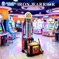 Machine de force de frappe MuchFun Power King, style sportif, en métal, avec prise américaine, pour salle de jeux à monnayeur