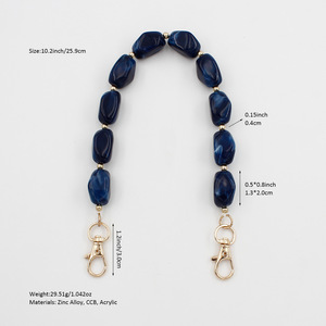 Colorido teléfono cadena acrílico cuenta bolsa teléfono caso muñeca Correa cuerda <span class=keywords><strong>colgante</strong></span> para <span class=keywords><strong>iPhone</strong></span> 17 16 pulsera con cuentas - Product Image 2