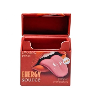 Kotak Strip Oral Flap Top Terbaru 2026, 5 Bungkus Rokok Mini Kecil, Kemasan Permen Energi Kotak Merah - Product Image 1