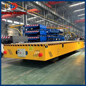 Tùy chỉnh bốn bánh xe tải phẳng mới Thép Kéo phẳng <span class=keywords><strong>Trailer</strong></span> cho kho vật liệu xử lý trực tiếp từ nhà máy - Product Image 3