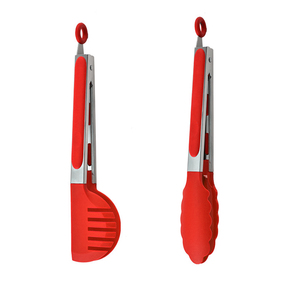 <span class=keywords><strong>Pince</strong></span> de cuisine antiadhésive en acier inoxydable, Logo personnalisable, résistantes à la chaleur, lavable au lave-vaisselle - Product Image 5