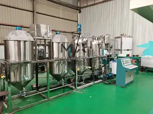 Complete Cooking Oil Refinery Machine Palm Oil Processing Machine Production Line In Indonesia