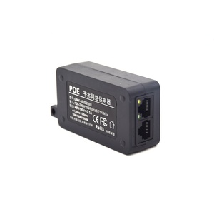 Der <span class=keywords><strong>Graue</strong></span> Himmel POE Adaptador 48V 24V Uk Eu Us Ethernet Poe Fuente de alimentación Inyector Poe Adaptadores - Product Image 1