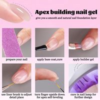 Gel de construction pour extension d'ongles HEMA TPO Free, végétalien, dur, non toxique, sans chaleur, professionnel, vente en gros, marque privée
